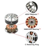 Hot Sales FlashHobby MT3508 3508 580KV 3-6s RC Brushless Motor Waterproof Motor for Drone Multicopter RC Toy Car FPV Racing
